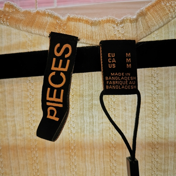 Off White Cream Ribbed Tie-Front Cardigan - Picture 3 of 11